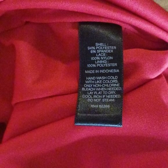 Express Bodycon Dress Womens Size 0 Red Lace Sleeveless Cocktail Party Holiday - Picture 1 of 1
